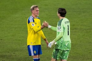 Herman Johansson och Jacob Widell Zetterström i landslaget